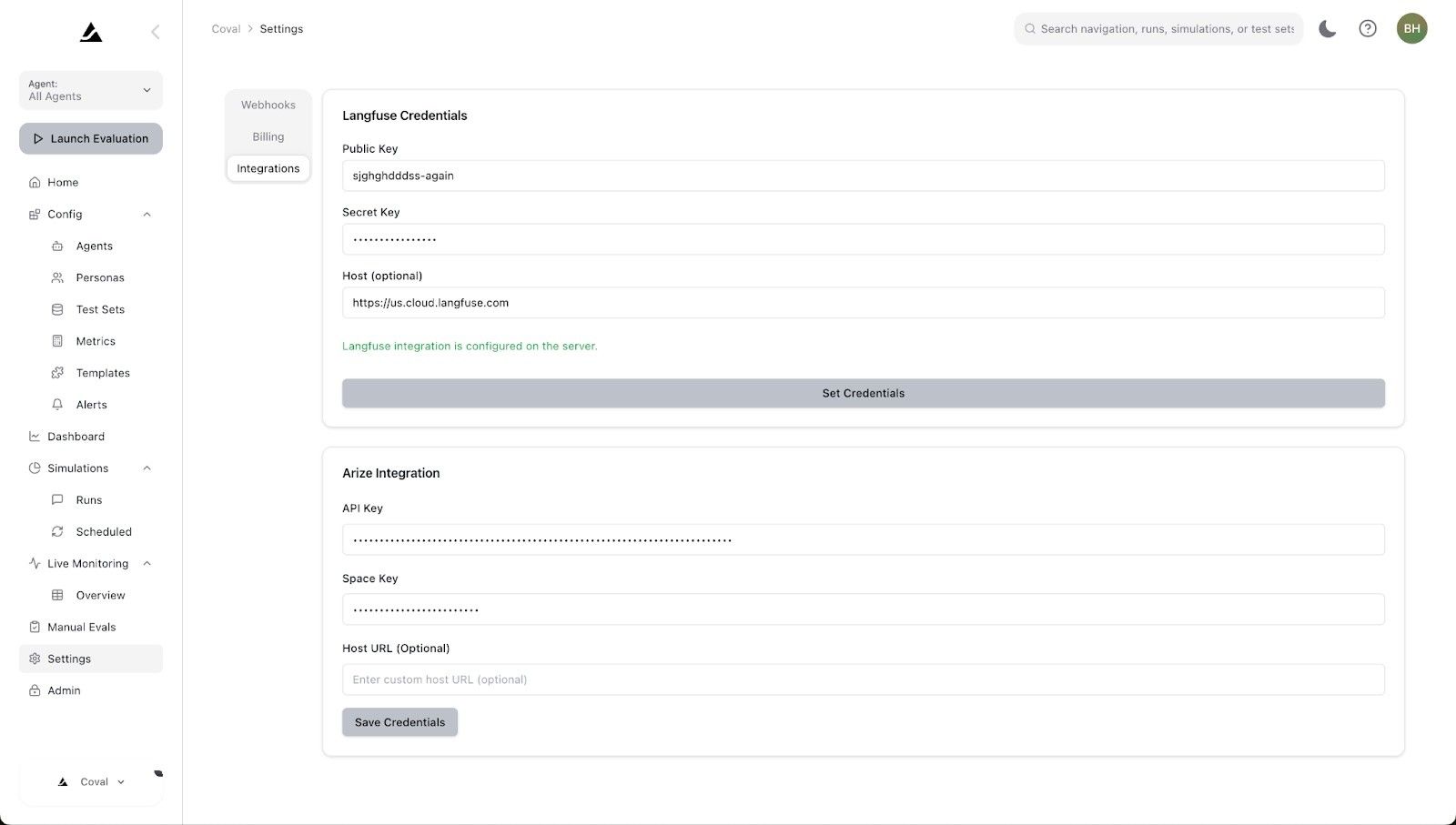 Arize + Coval for Enterprise Obervability